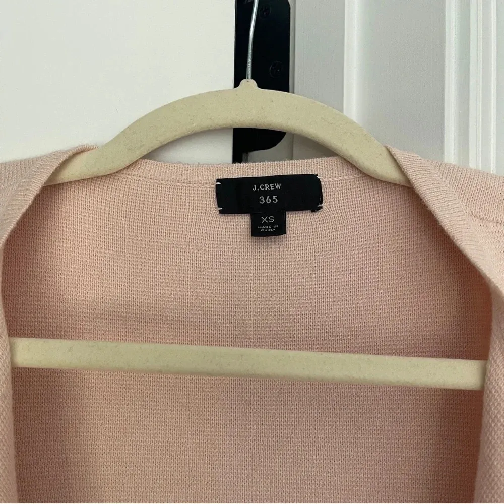 J. Crew 365 Coatagin Pink Sophie Open Sweater Blazer - Image 2