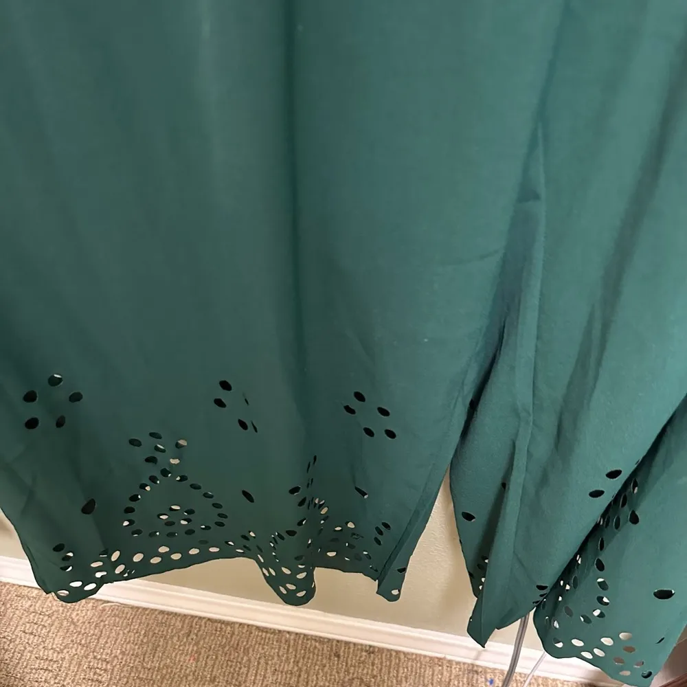 Bloom chic green short sleeve pant jumpsuit - Image 4