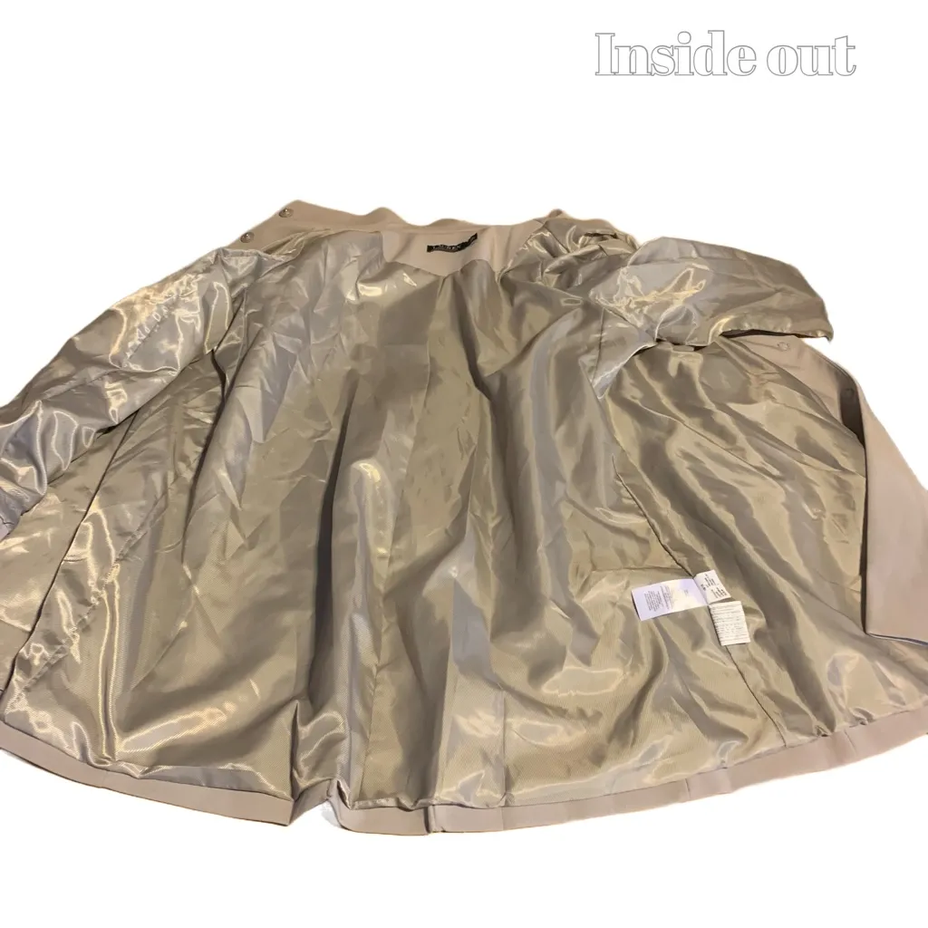 LAUREN RALPH LAUREN GRAY HIGH NECK SWING STYLE JACKET (L) - Image 11