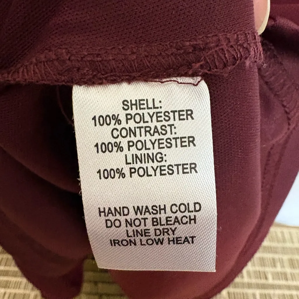 Lulus‎ Angel in Disguise Burgundy Lace Skater Dress Size Large - Image 9