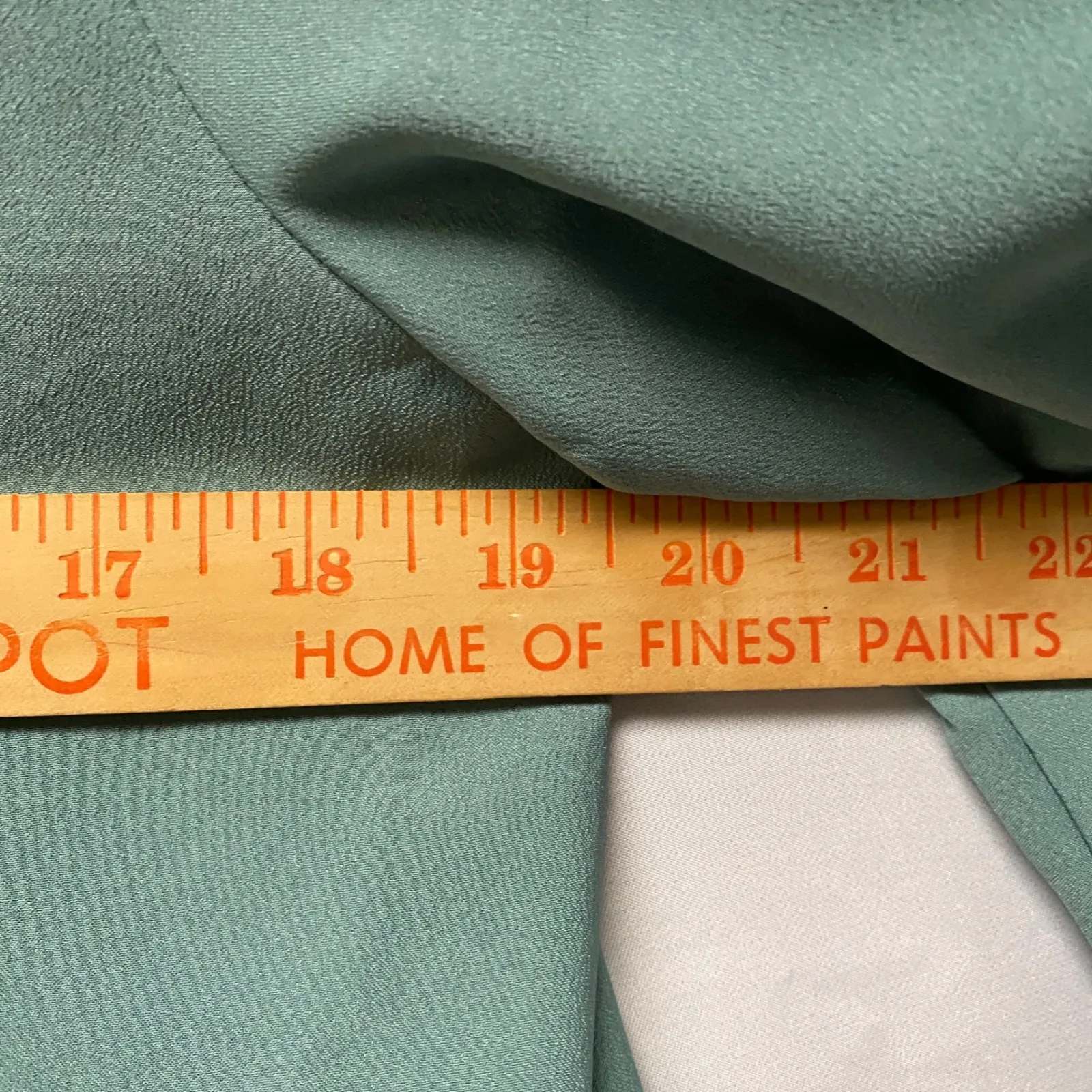 J. Crew Sage Green Ruffle Neck Tie Puffed Sleeve Blouse Top Women's Small Chic - Image 10