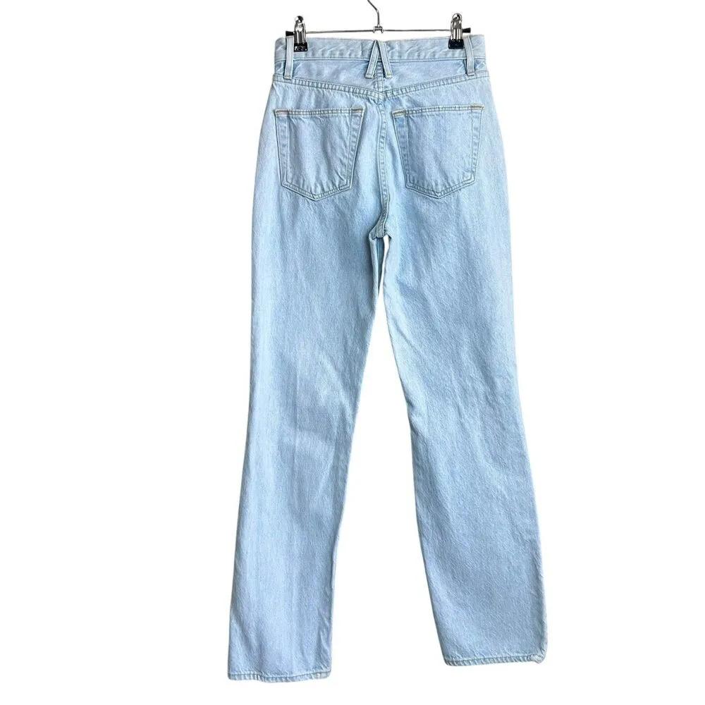 Slvrlake London Jeans Women's 25 Light Wash in Love Hurts Blue Distressed - Image 4