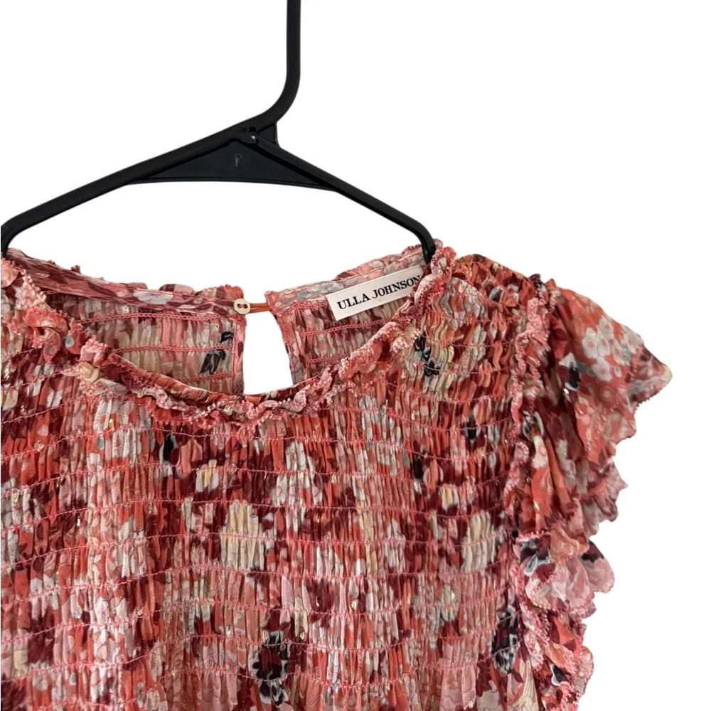 Ulla Johnson  Ivy Silk Multicolor Blouse - Image 4