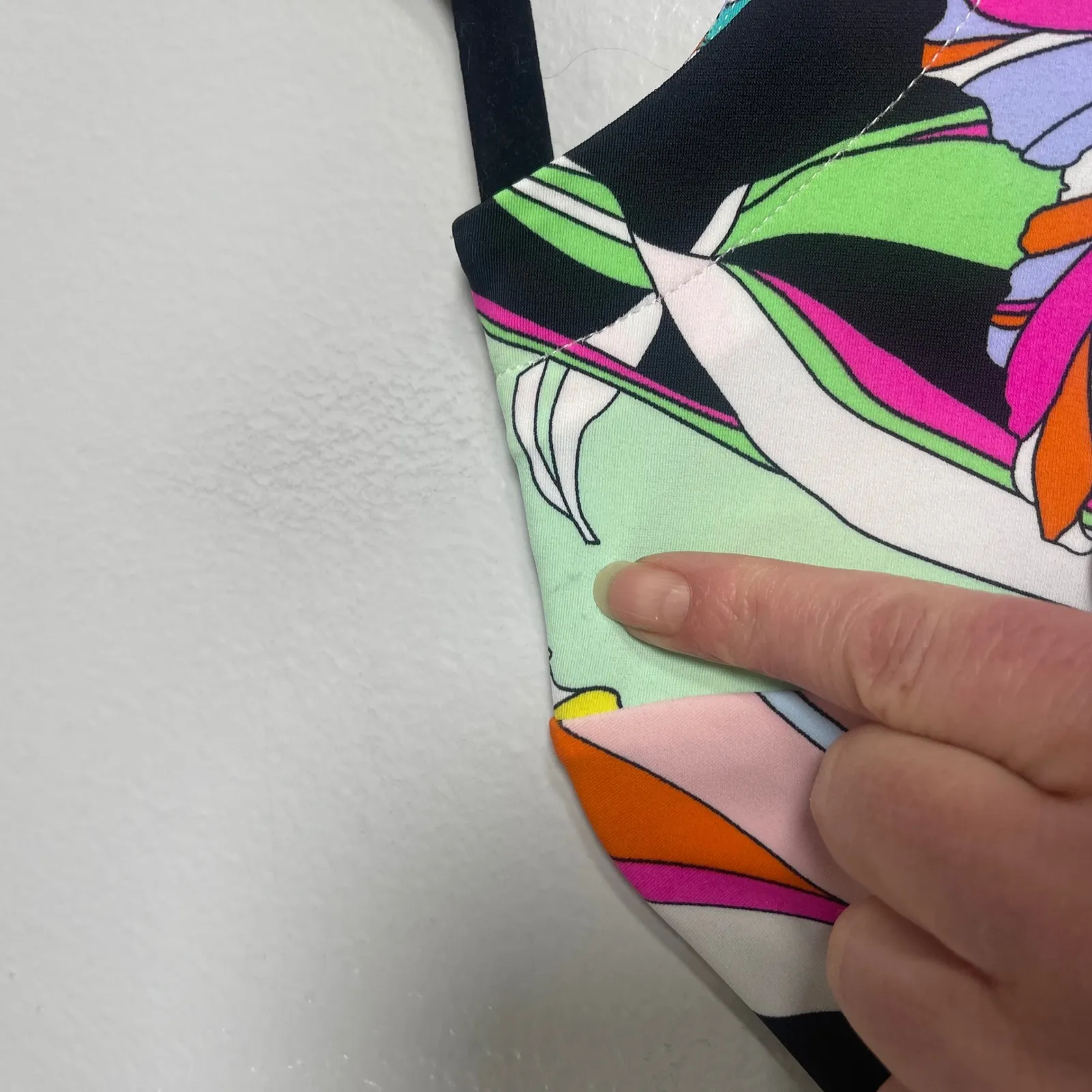 JUDE CONNALLY Ella Shift Dress Medium Colorful Floral Preppy Vibrant Beach Fun Pink - Image 8