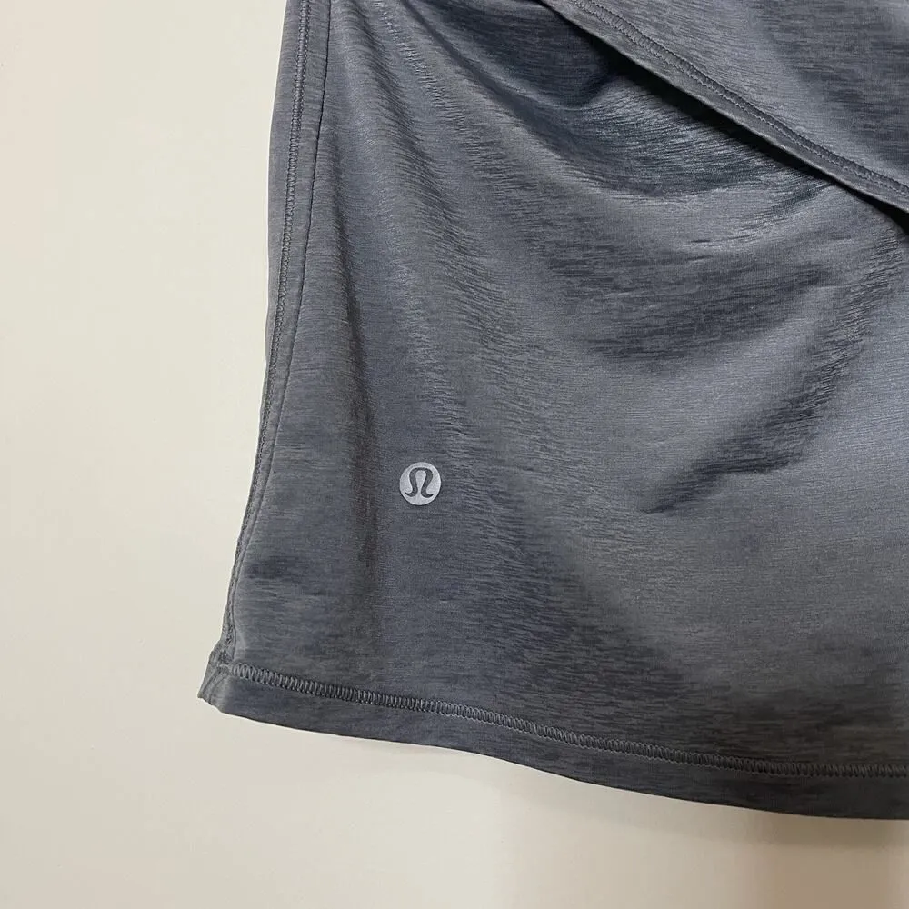 Lululemon re-energized indigo Gray cross back loose yoga tank top size 12 - Image 5