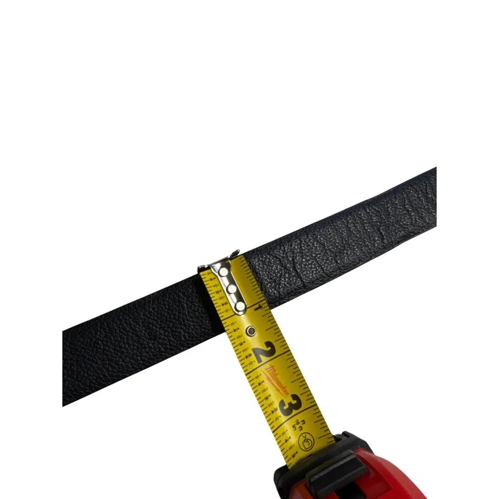 Chicos Womens Black Leather Belt W/ Two-Tone Decorative Buckle S/M SKU 6989 - Image 8