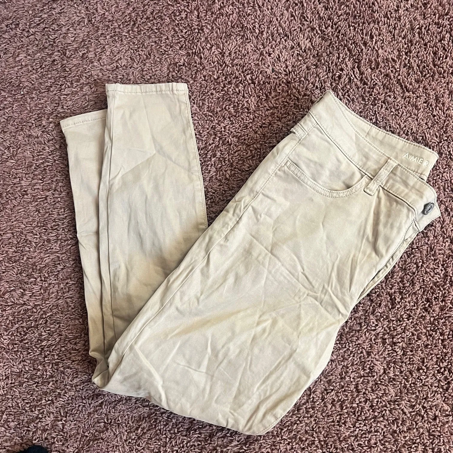 American Eagle Outfitters Womens Stretch Jeans Straight‎ Regular Size 12 Brown - Image 9