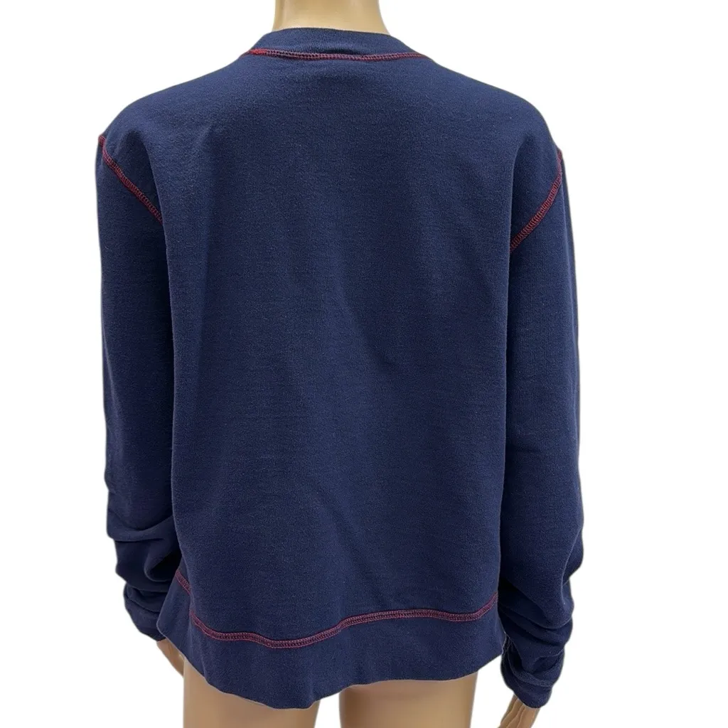 Vintage Looney Tunes Tweety Bird Attitude University Sweatshirt Blue Crew Neck M Size M - Image 6