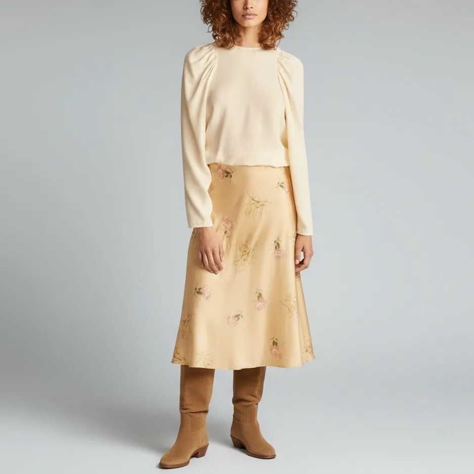 Rebecca Taylor Puff Sleeve Blouse Ivory Bone Size Medium NWT - Image 9