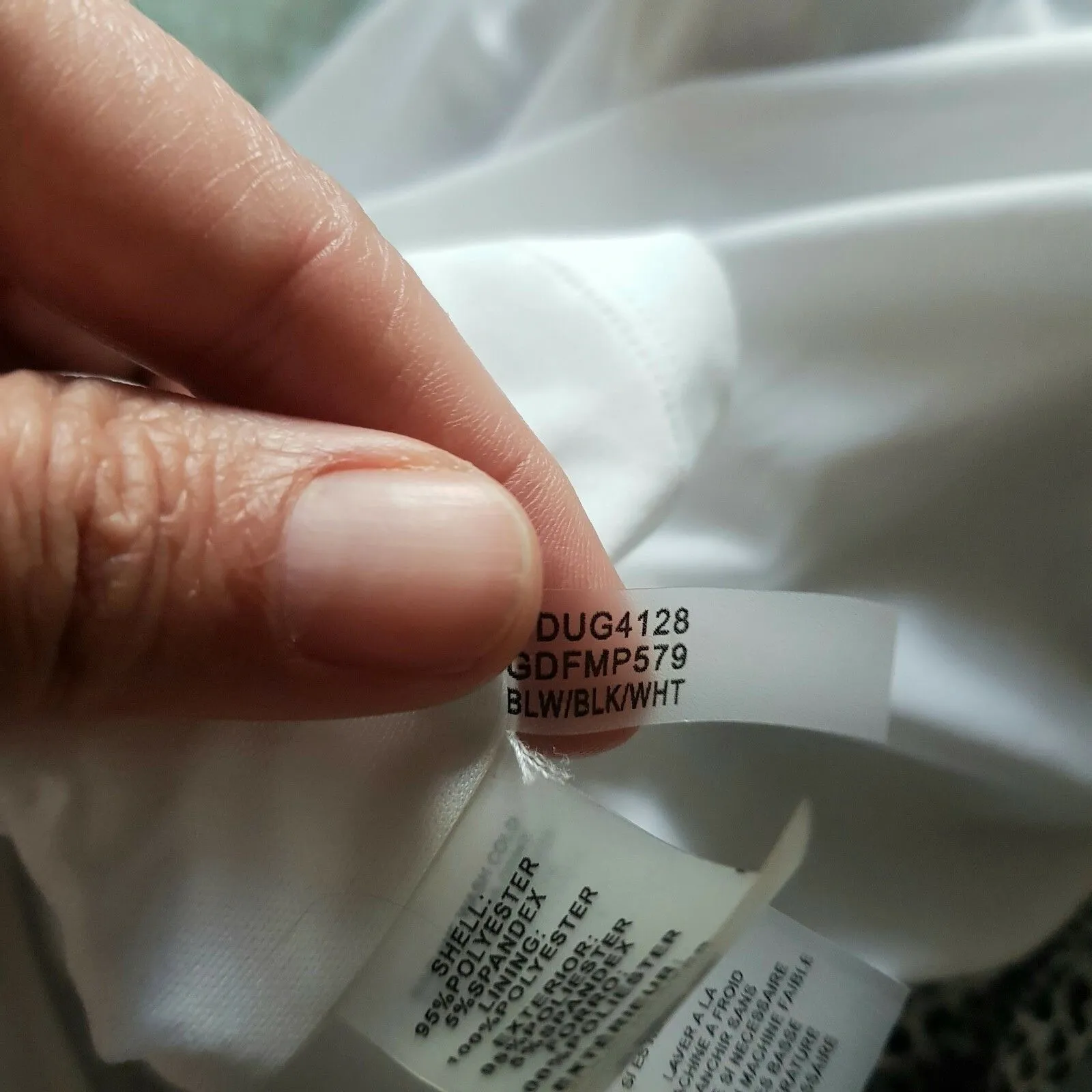 Guess Dress Sz 8 Sleeveless Black White Animal Print Cocktail Night out Baddie - Image 12