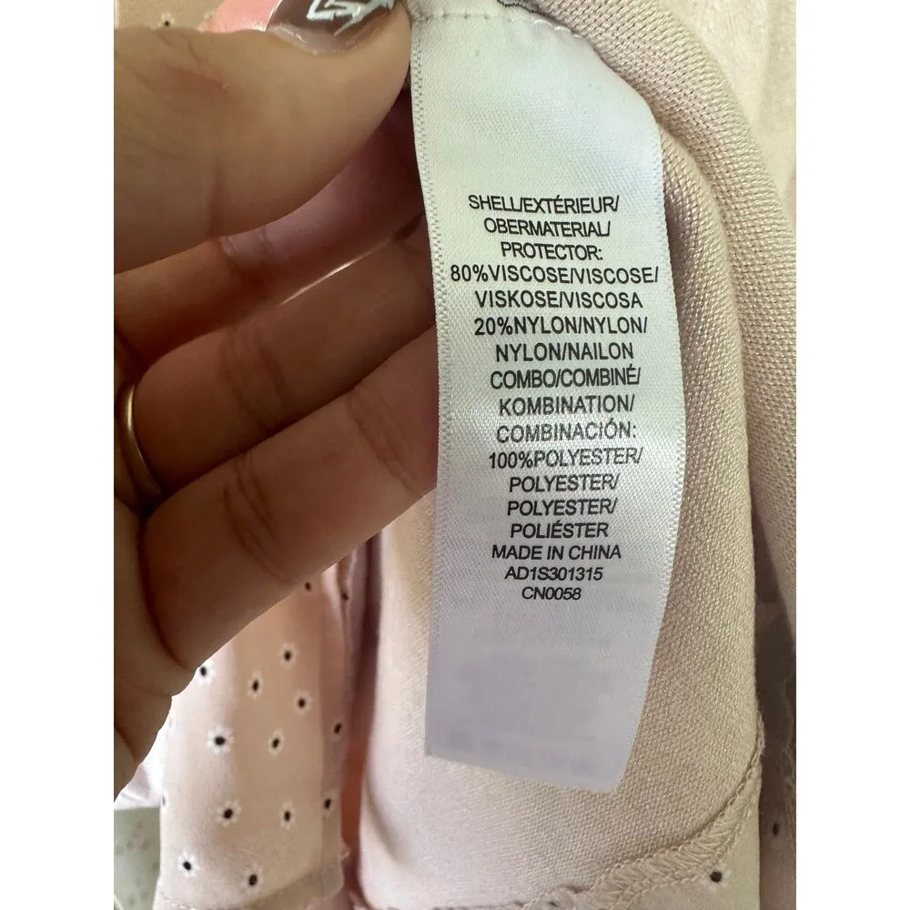 Adrianna Papell Ditsy Daisy Floral Ruffle Tie Neck Faux Layered Sweater XL - Image 6