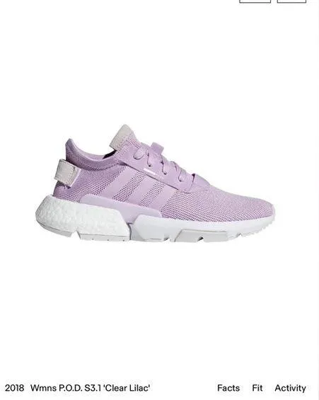 (WMNS)  P.O.D. S3.1 'Clear Lilac' B37469 / Size US 7 - Image 3