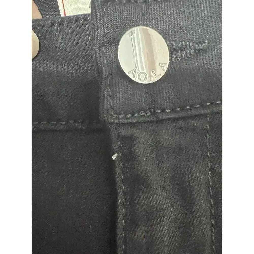 Alice & Olivia jeans Good High Rise Exposed Skinny Buttery Soft $295 AO LA 29 - Image 4