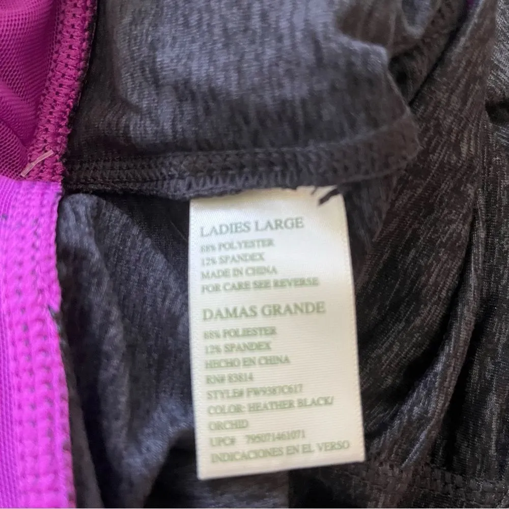 Tangerine  Capri Workout Pants Size Large Dark Gray NWT - Image 6