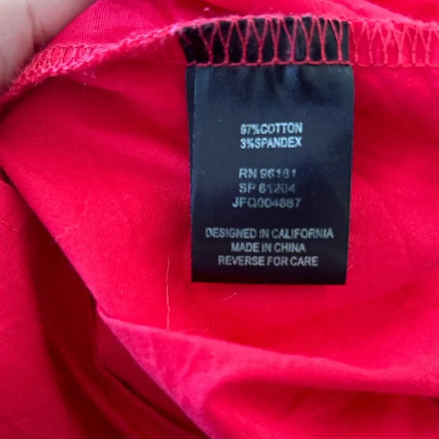 Bebop Babydoll Strapless Red Pin Tuck Pleat Micro Mini Dress Coquette Y2K Twee - Image 3