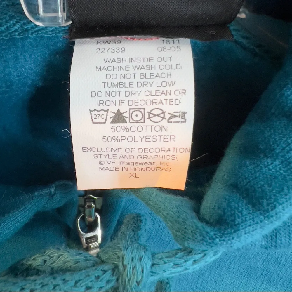 NFL Team Apparel Women’s XL Long Sleeve Zipper Front Drawstring Hoodie w… - Image 7