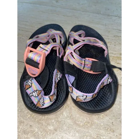 Chaco Classic ZX/2 Ice Cream Pink Pastel Double‎ Strap Toe Sandals Women's Sz 6 - Image 5