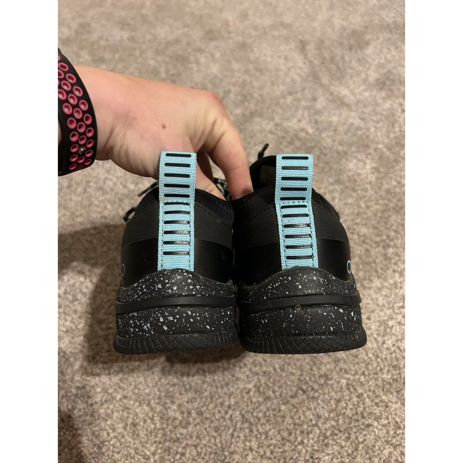 infinity by cherokee shoes Dart SPTA Size‎ 9.5 Black Blue - Image 5