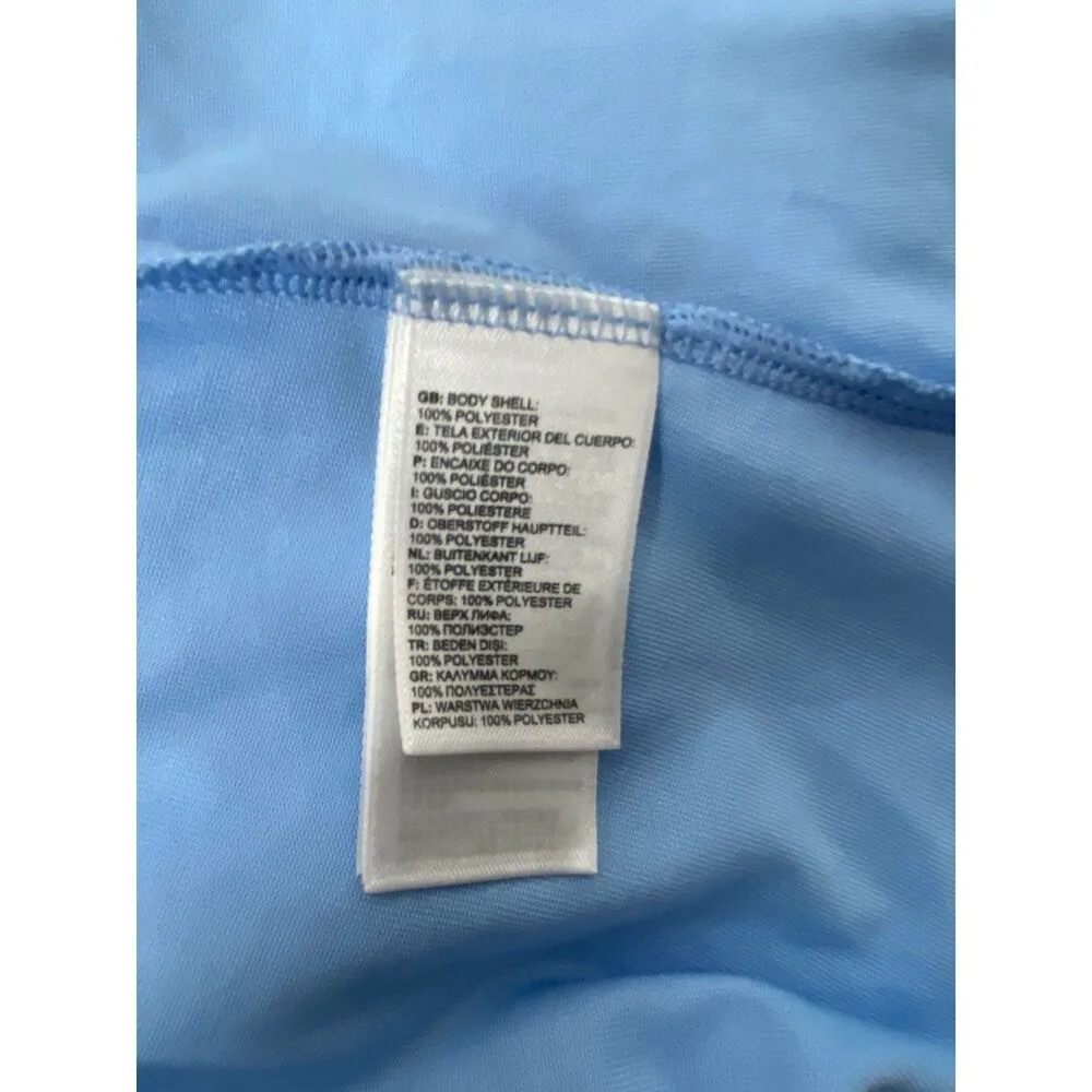 The North Face Sweat Now Summit Later Blue Pink Athletic Tank Top Crewneck Sz M - Image 7