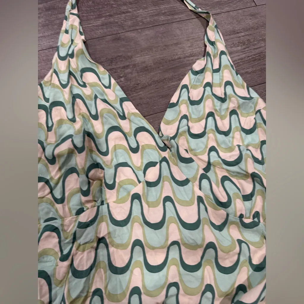 Cotton On Green and Yellow Patterned Dress - Image 10
