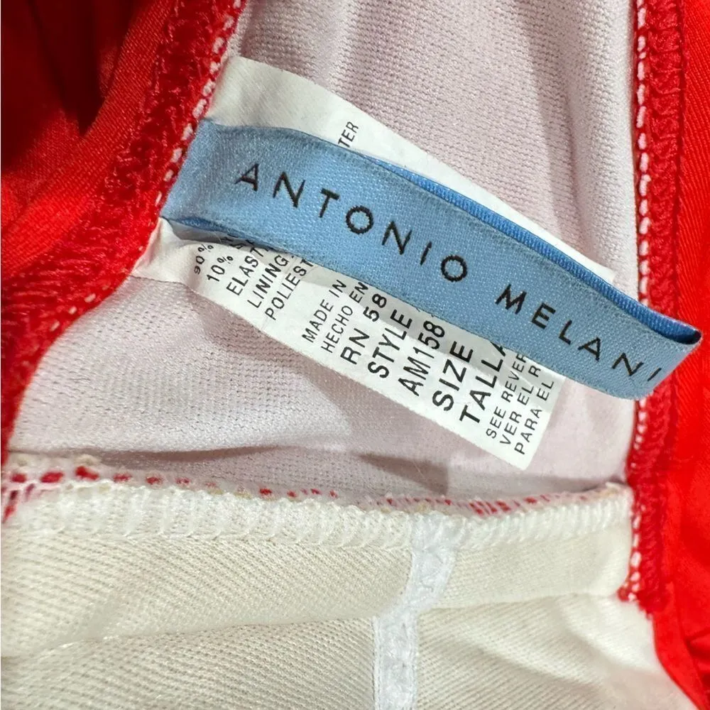 Antonio Melani Red Bikini Top Women’s Medium - Image 4