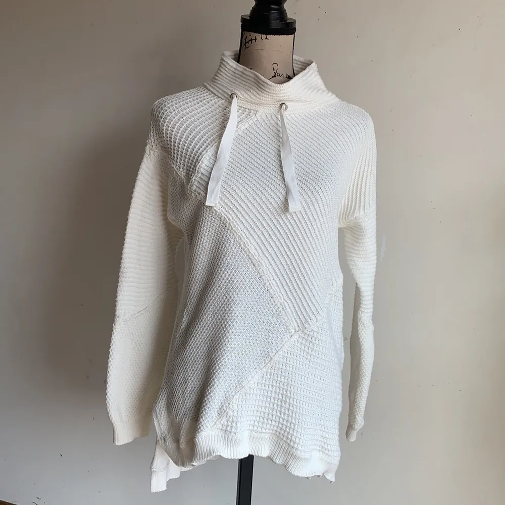 Soft Surroundings White Pullover Tunic Sweater - Image 3