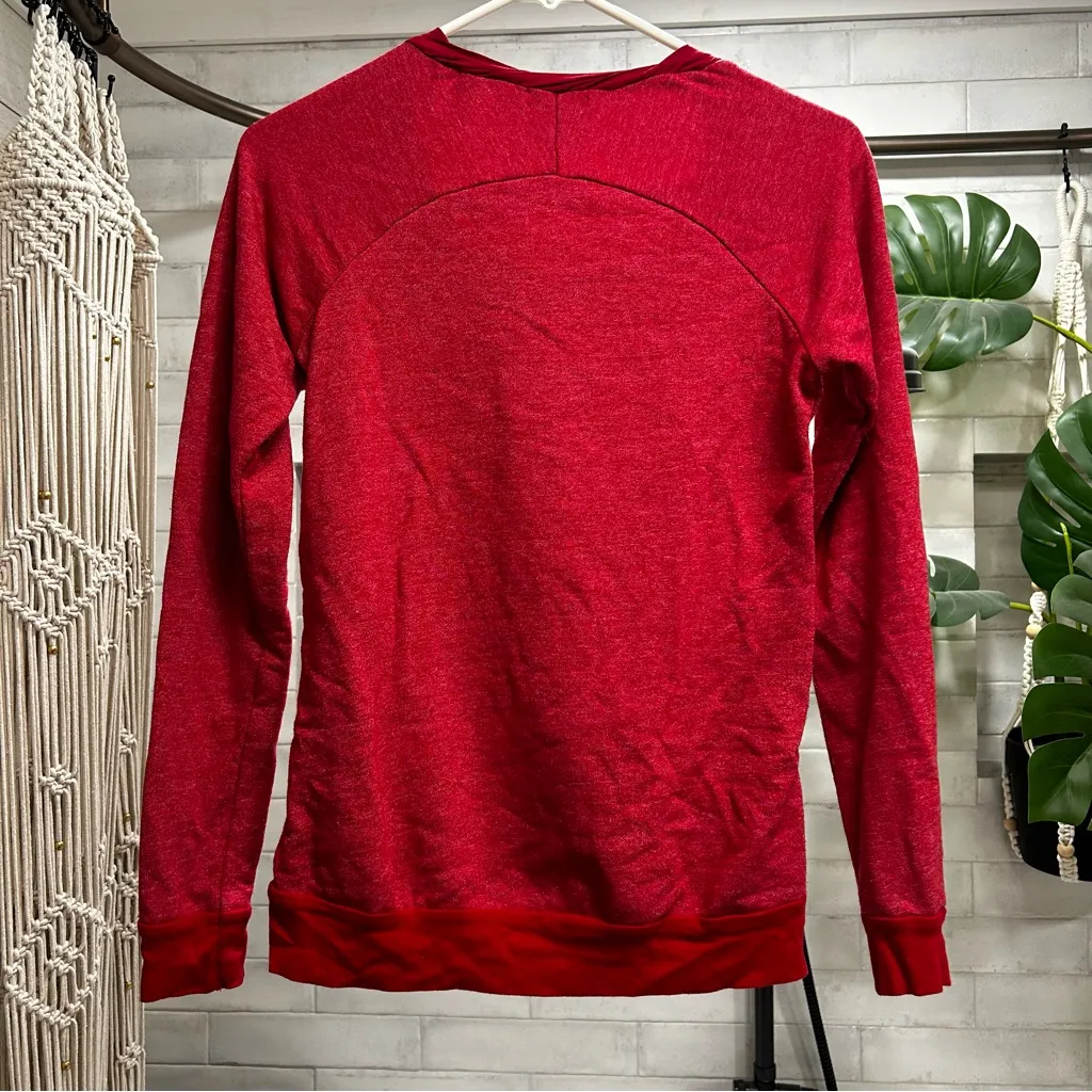Sky Brand Sweater Embellished Sweatshirt Holiday Red XS Christmas - Image 2