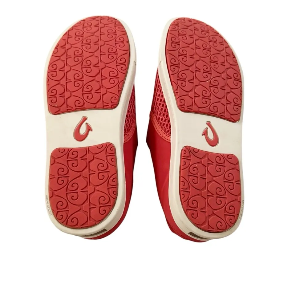 Olukai Women's Pehuea Slip On Shoe Sneaker Flat Paprika Size 8 Red - Image 10