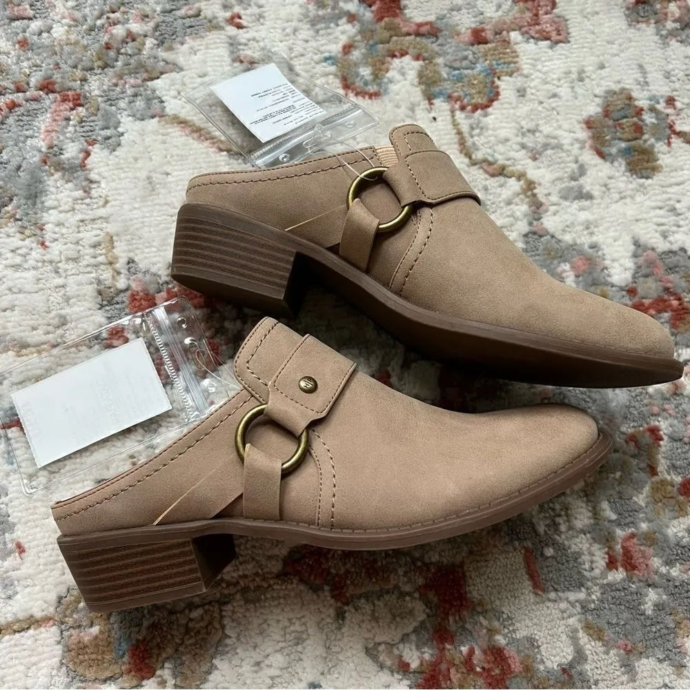 Hush Puppies NWT Silvia Mule Brand New Sample Shoe Size 7 Neutral Tan Beige Clog - Image 7