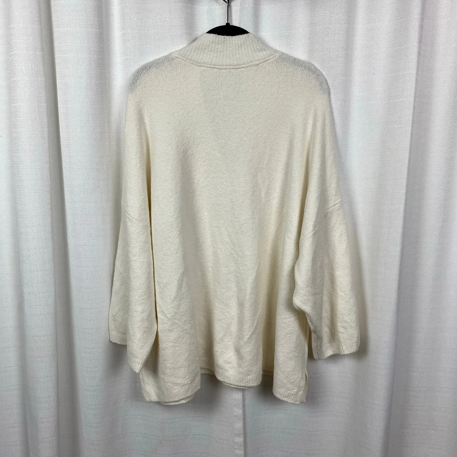 J.Jill Sleep White Cream Boucle Sweater Knit Short Sleeve Top Sz.3X - Image 7