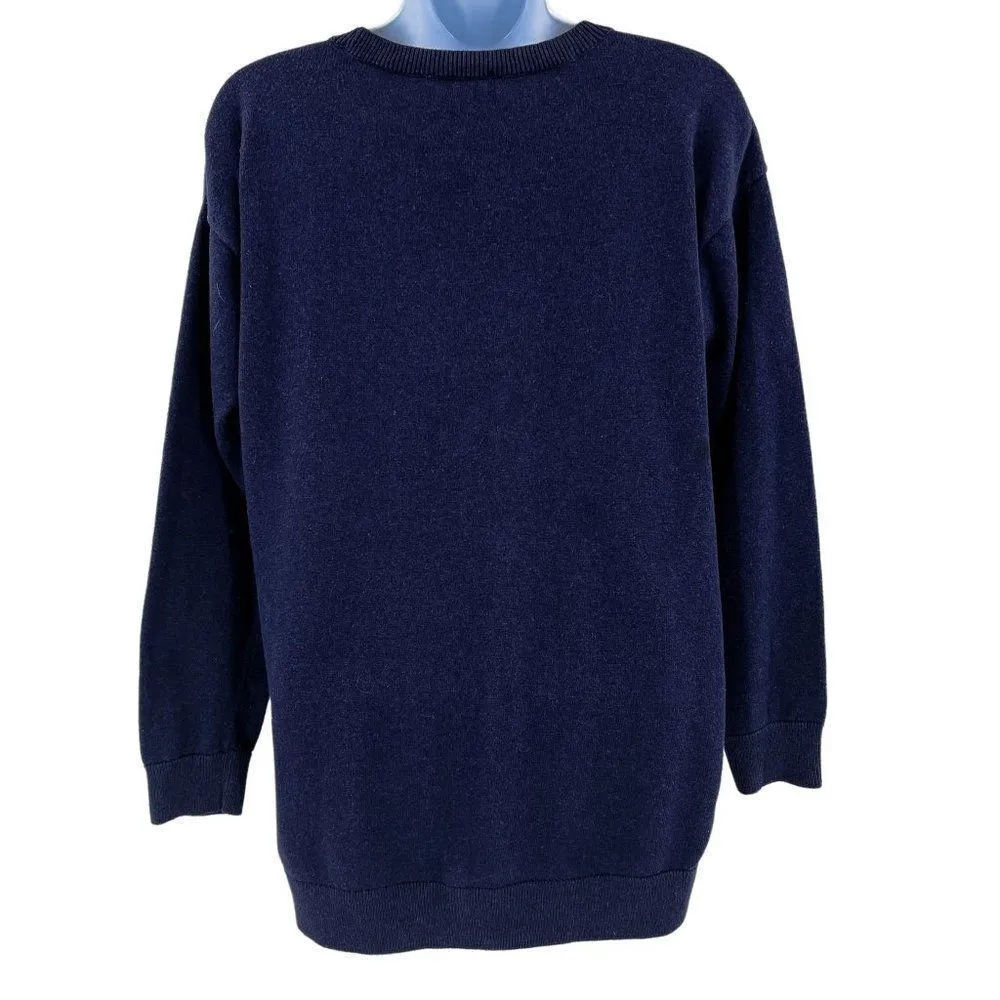 Vineyard Vines Long Sleeve Crewneck Knit Embroidered Whale Sweater Top - Image 5