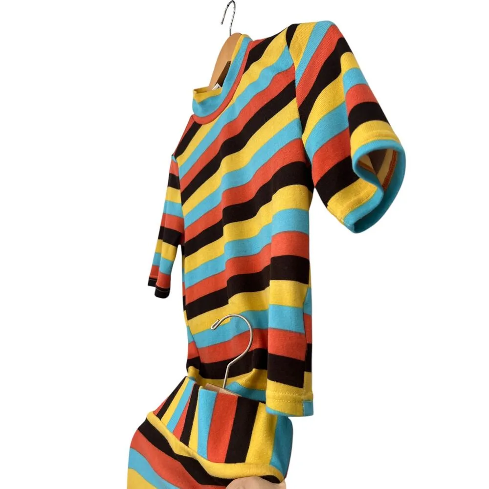 Walter Baker | S | 2Piece Set Skirt Matching Top Short Sleeve Matching Striped - Image 5