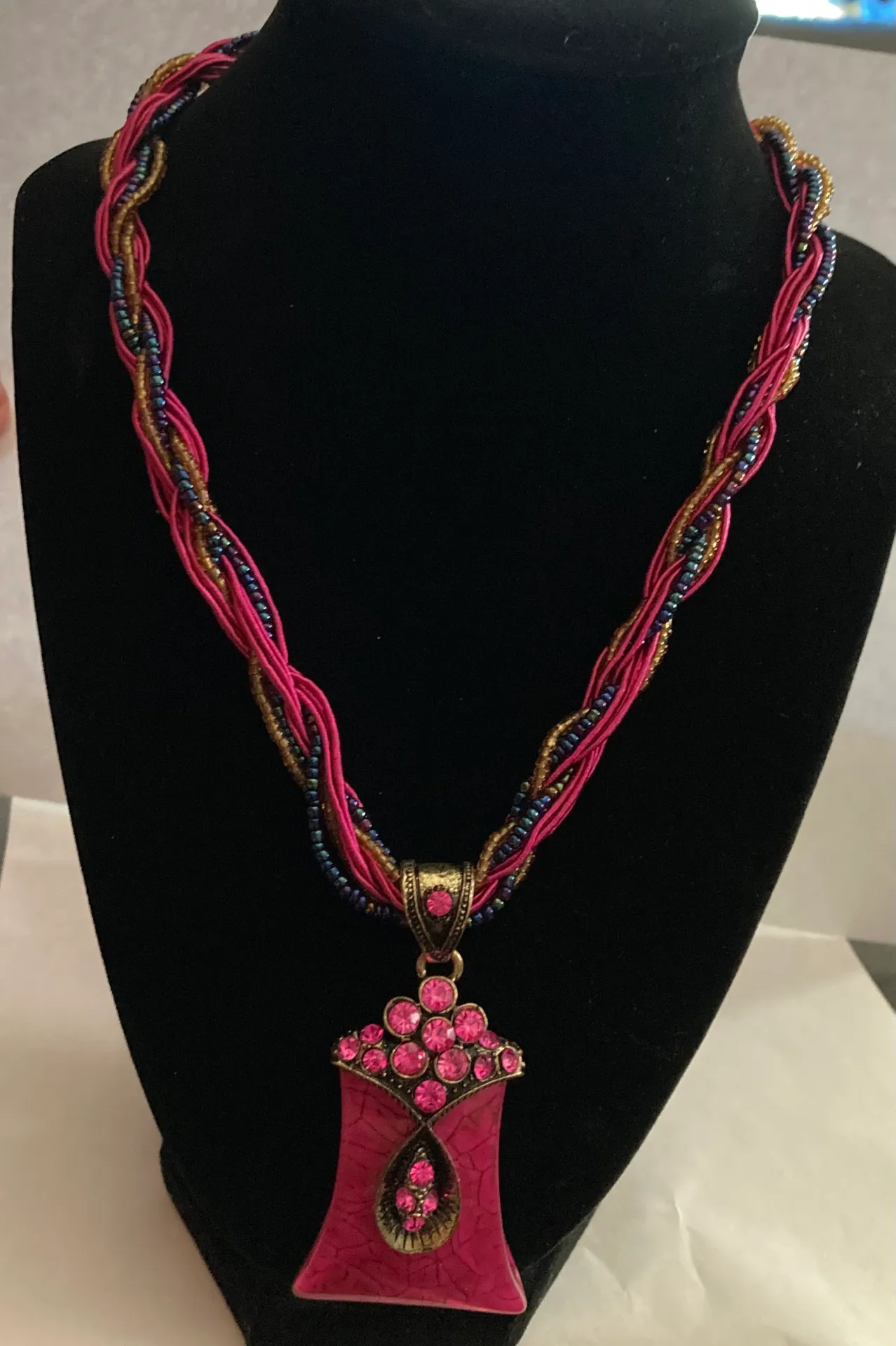 Women’s Bohemian Style Necklaces Red - Image 4