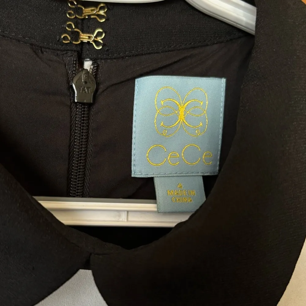 CeCe Black and white dress size 4 - Image 3