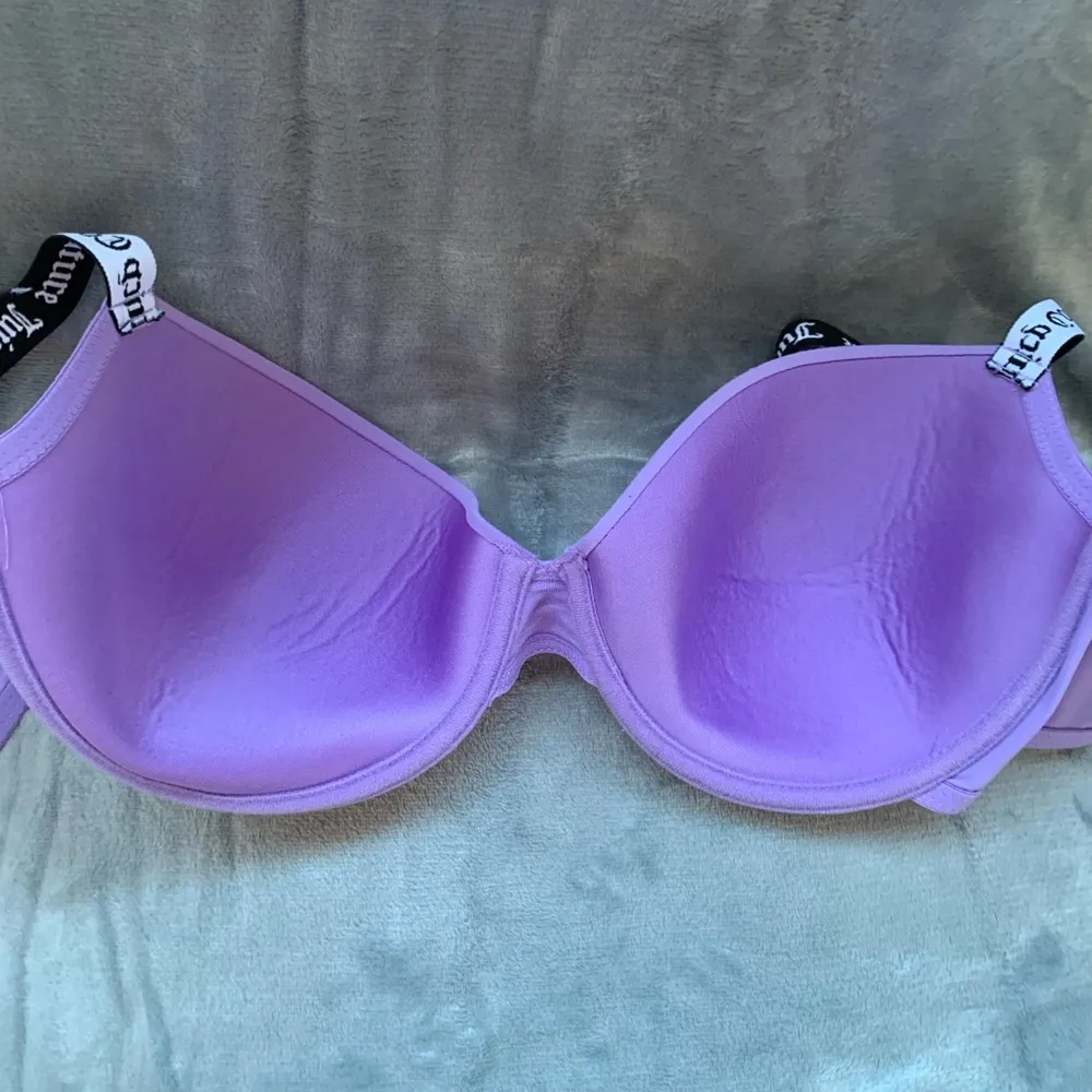 Juicy‎ Couture Purple Bra 40D Juicy Straps 90s Twee - Image 3