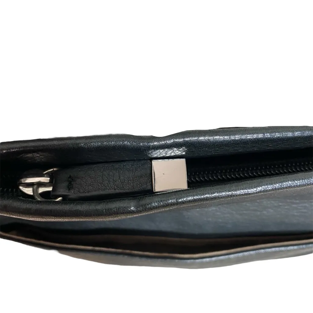 Anthropologie Margot Black Leather Crossbody Bag - Image 5