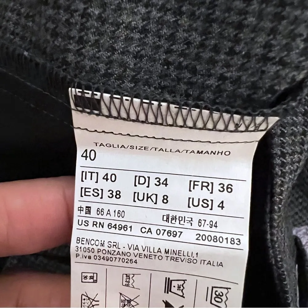 United Colors of Benetton Dress Pants Gray  Size US Size 4 Women’s - Image 9