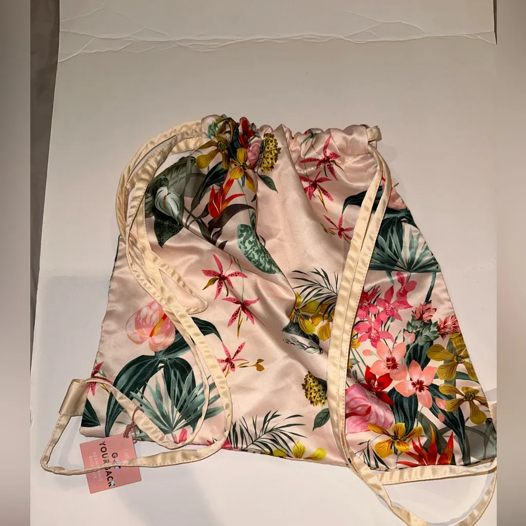 Floral Drawstring Backpack - Image 3