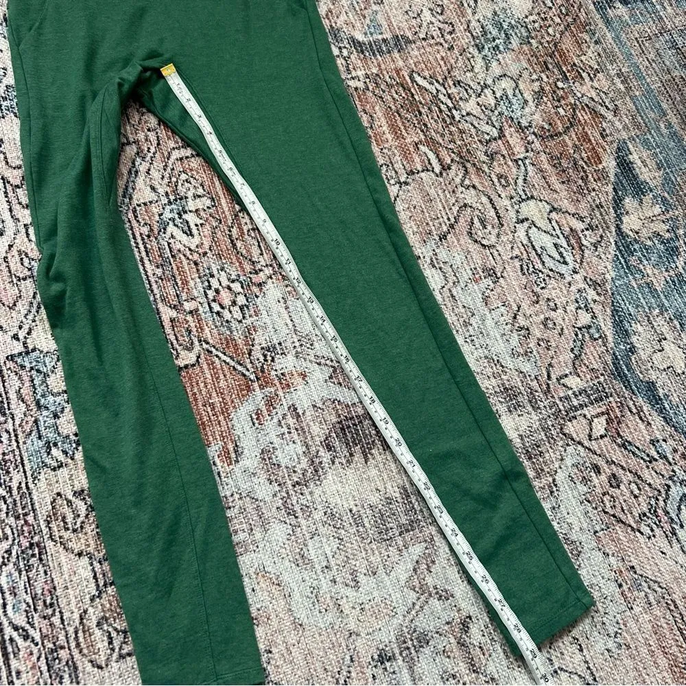 Lunya Restore Pocket Green Lounge Leggings Size XS Soft Cozy Luxury Pajama Pants - Image 7