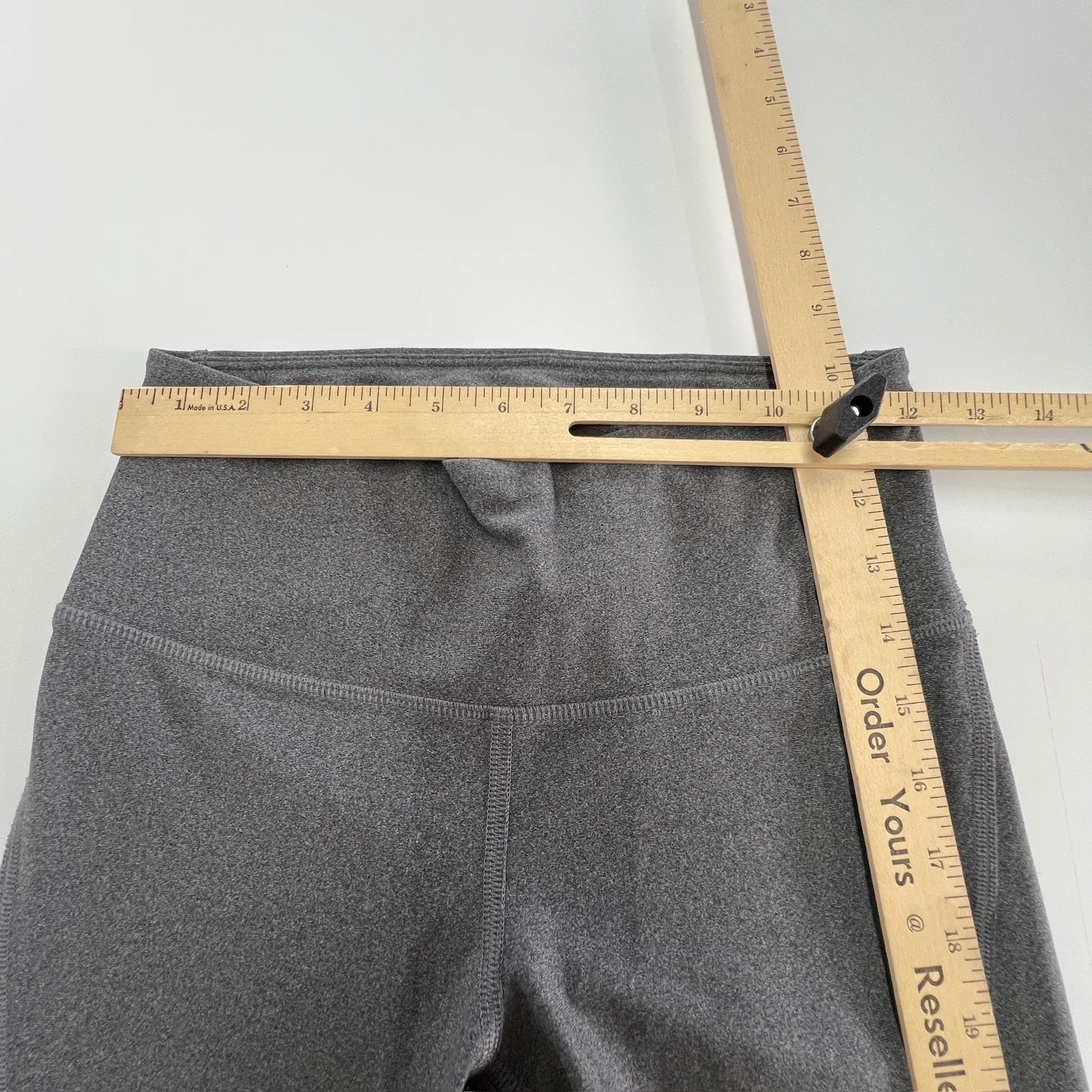 Under Armour HeatGear Compression Leggings Womens Small Gray Athletic Pants Yoga - Image 6