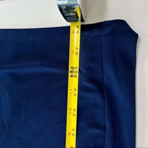 Lauren Ralph Lauren Navy Faux Wrap Dress Size 8 - Old Money - Dark Academia - Image 10