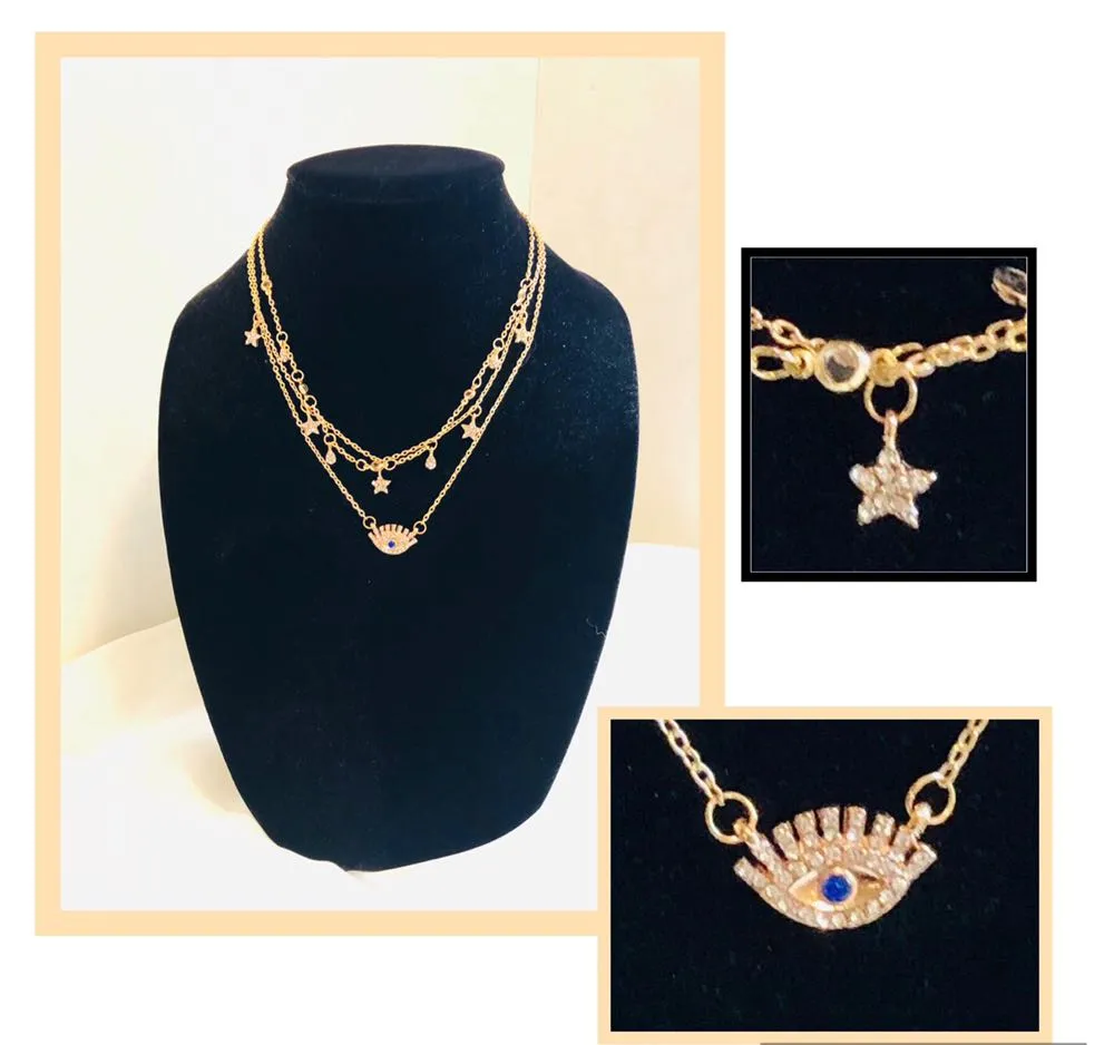 Bohemian Multi/Layered Necklace Gold - Image 6