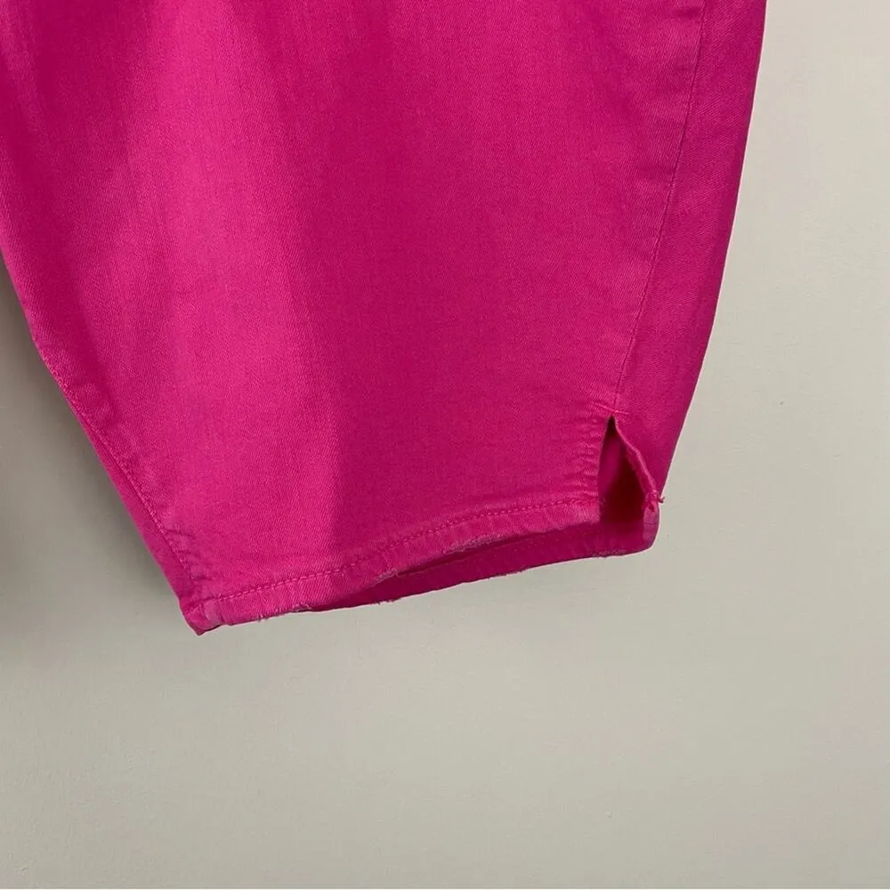 Slink Jeans Pink Curvy Stretch Longer length Bermuda Shorts womens plus 22 new Size 22W - Image 6