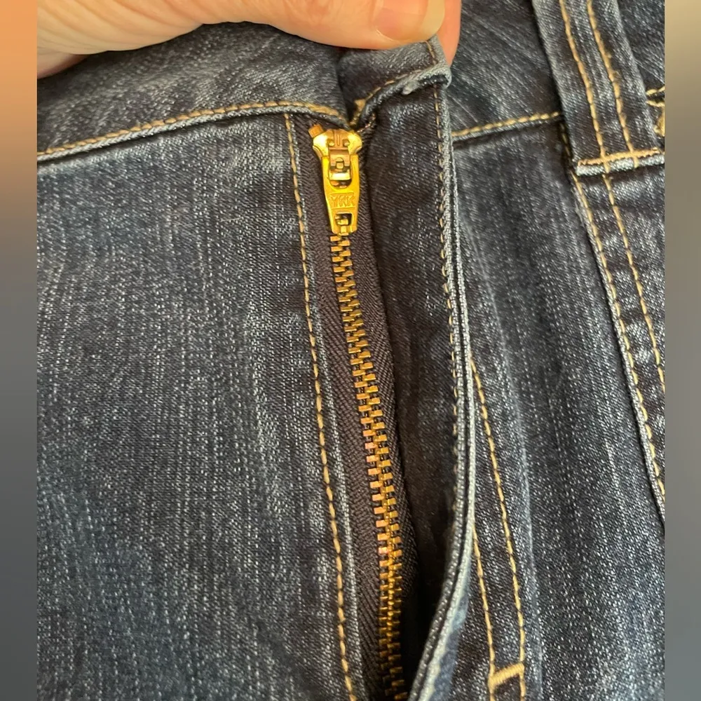 Kikat Classic Patch Pocket Cottagecore Denim Skirt Blue Size 14 - Image 5