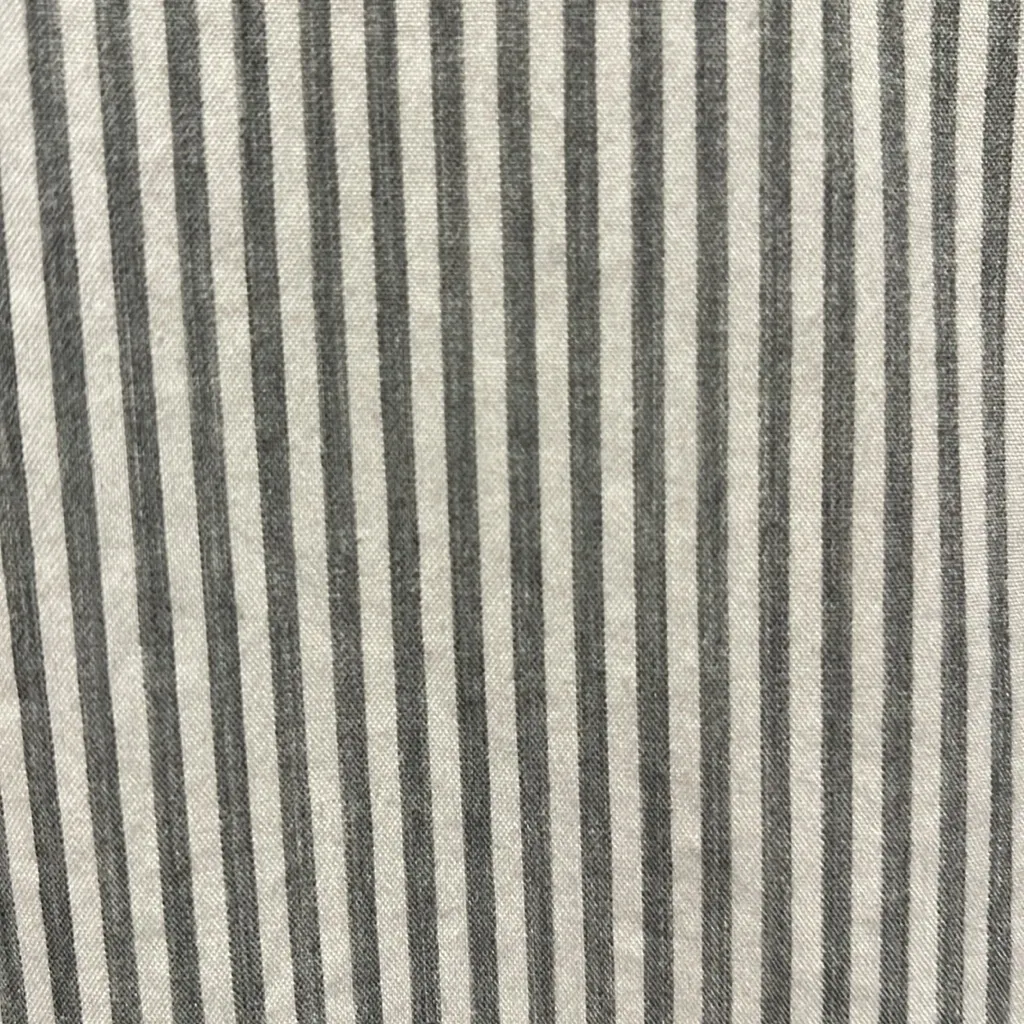 LAFAYETTE 148 Blue and White Stripe Sleeveless Blouse, Embroidered Hem, Size L Size L - Image 7