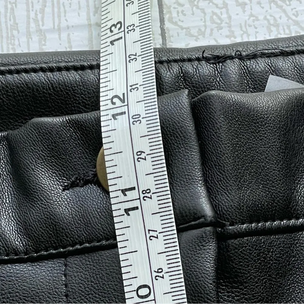 Young Fabulous & Broke Black Faux Leather Pants Size Large NWT - Image 5