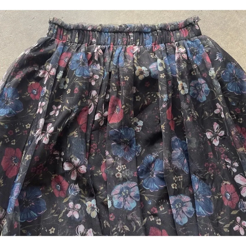 DIsney Snow White Black floral Tulle Skirt by Lauren Conrad Women’s Size M - Image 3