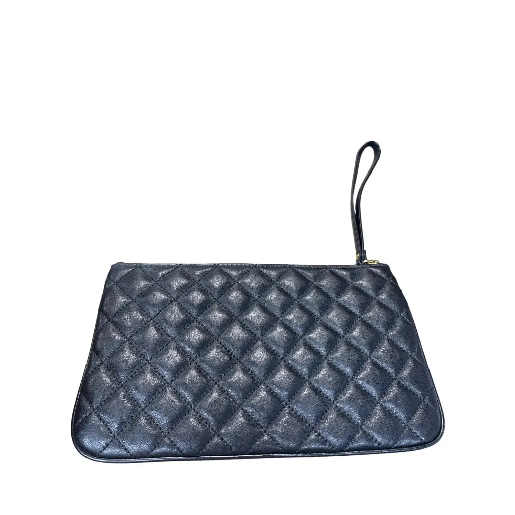 Michael Kors womans Black Quilted Leather Wristlet Clutch Hand Bag SKU 9225 - Image 7