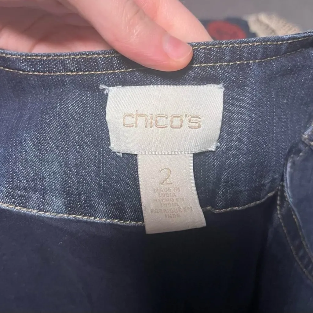 Chicos size 2 denim duster - Image 4