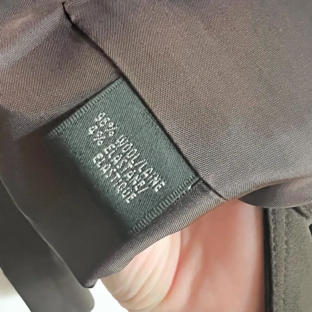 Lafayette 148 Wool Button Down Blazer Size 6 Brown - Image 8